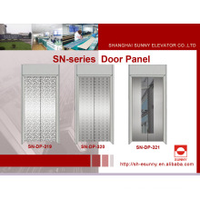 Panel de puerta de ascensor con aguafuerte de acero inoxidable (SN-DP-319)